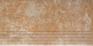 Фронтальная клинкерная ступень простая Paradyz Ilario Ochra, 300*600*11 мм Hit Ceramics