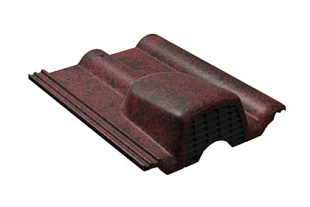 Франкфуртская Вентиляционная минеральная черепица Магма BRAAS