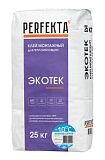 Клей монтажный для теплоизоляции Экотек Pbvyzz cthbz, 25 кг PERFEKTA