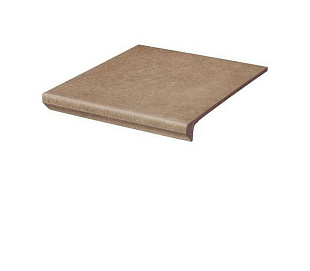 Фронтальная клинкерная ступень с капиносом Paradyz Mattone Sabbia Brown, 330*300*11 мм