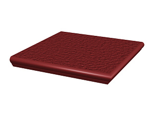 Угловая клинкерная ступень с капиносом Paradyz Natural Rosa Duro, 330*330*11 мм Hit Ceramics