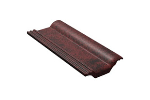 Франкфуртская Половинчатая минеральная черепица Магма BRAAS