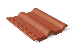 Франкфуртская Рядовая черепица Красная BRAAS