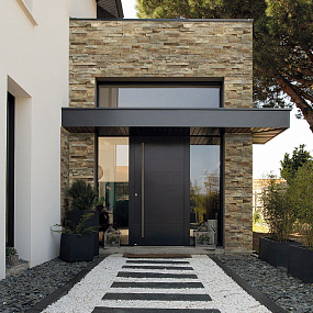 Фасадная плита фиброцементная Panda Digital Рваный камень