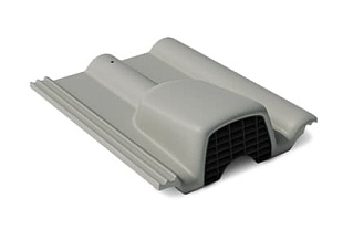 Франкфуртская Вентиляционная минеральная черепица Серая BRAAS