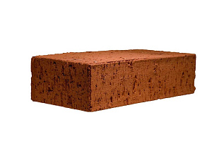 Кирпич облицовочный полнотелый Красный Каре Керма премиум клинкер