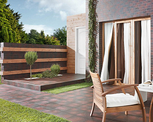 Угловая клинкерная ступень с капиносом Paradyz Semir Rosa, 330*330*11 мм Hit Ceramics