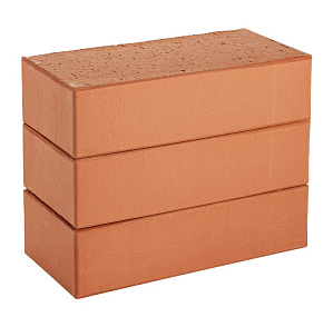 Кирпич основной облицовочный 285*55*60 Красный, КС Керамик