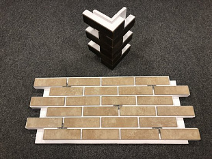 Термопанели с клинкерной плиткой Natural Rosa HITCERAMICS