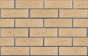 кирпич облицовочный пустотелый бежевый 1NF рустик ЛСР