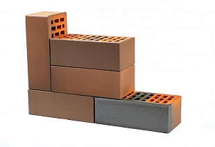  Кирпич лицевой "Баварская кладка" 1,4 НФ (полуторный), гладкий Пятый элемент