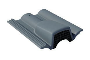 Таунус Вентиляционная минеральная черепица Графит BRAAS