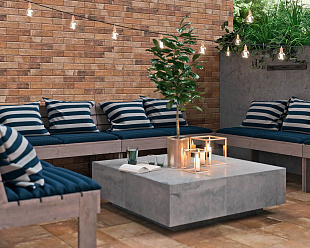 Фронтальная клинкерная ступень простая Paradyz Scandiano Rosso, 300*300*11 мм Hit Ceramics