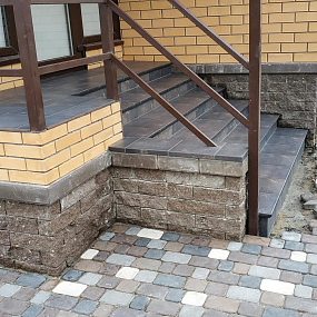 Фронтальная клинкерная ступень простая Paradyz Scandiano Brown, 300*600*11 мм Hit Ceramics