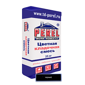 Черная кладочная смесь Perel SL 25 кг PEREL