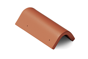 Таунус Боковая универсальная черепица Красная BRAAS