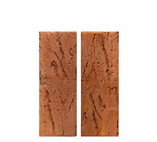 Кирпич лицевой пустотелый полуторный Красный Глубокий Рустик ВЗКСМ