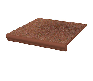 Фронтальная клинкерная ступень с капиносом Paradyz Taurus Brown, 330*299*11 мм Hit Ceramics