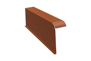 Таунус Боковая облегченная левая черепица Коричневая BRAAS