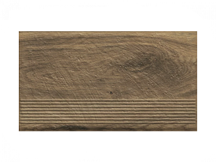 Фронтальная клинкерная ступень простая Paradyz Carrizo Wood, 300*600*11 мм Hit Ceramics