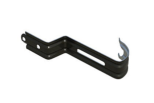 Франкфуртская Зажим для минеральной коньковой черепицы Черный BRAAS