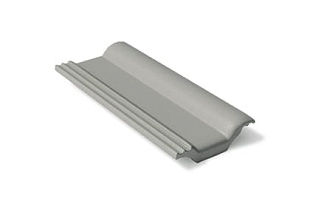 Франкфуртская Половинчатая минеральная черепица Серая BRAAS